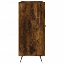 Berkfield Sideboard Smoked Oak 90X34X80 Cm Engineered Wood - thumbnail 7