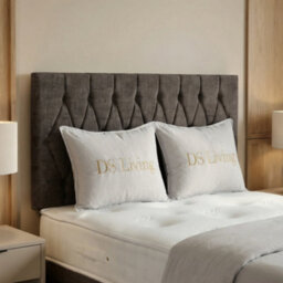 DS Living Diamond Grey Divan Bed - Divan Bed Frame - thumbnail 2