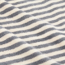 Yard Hebden Striped 100% Cotton Bath Towel, Grey, 70 X 130Cm - thumbnail 2