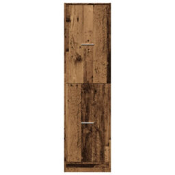 Walplus Apothecary Cabinetâ Old Wood 40X41X144.5 Cm Engineered Wood - thumbnail 5