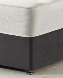 Somnior Beds Somnior Plush Black Memory Foam Divan Bed With Mattress And 2 Drawers - Double - thumbnail 4