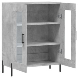 Berkfield Sideboard Concrete Grey 69.5X34X90 Cm Engineered Wood - thumbnail 6