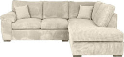 SOFASELECTIONUK LTD Amalfi 3+2 Seater Split Sofa Soft Fabric In Brown - thumbnail 1