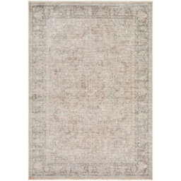 Livabliss Galey Alix Maria Elena-Vintage Brown Beige Blue Traditional Vintage Boho Fringe Living Dining Bedroom Rug 194 X 275 Cm Easy Care - thumbnail 2