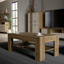 Furniture To Go Grafton Coffee Table With 1 Shelf  In Oak - thumbnail 4