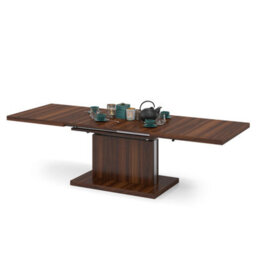 Heze Furniture Astrid 70 - 2 In 1 Extending Coffee / Dining Table - California Walnut - thumbnail 8
