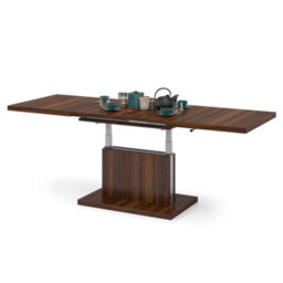 Heze Furniture Astrid 70 - 2 In 1 Extending Coffee / Dining Table - California Walnut - thumbnail 7