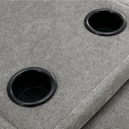 More4Homes Sydney 3 Seater Fabric Manual Recliner Sofa Grey - thumbnail 5