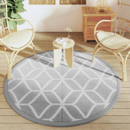 Walplus Outdoor Carpet Rugs For Garden Patios  Grey 160 Cm Pp - thumbnail 3