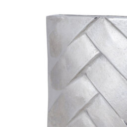 Vanity Living 29Cm Nickel Metal Vase, Modern Decorative Vase For Living Room And Dining Table - thumbnail 4