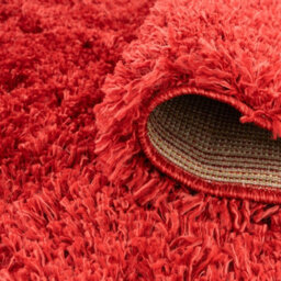 Loomed Wine Thick Soft Shaggy Area Rug 200X290Cm - thumbnail 5