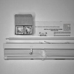 Furnished Pvc Venetian Blinds - Grey 25mm Slats Trimmable Blinds For Windows And Doors  (W)140Cm (L)210Cm - thumbnail 8