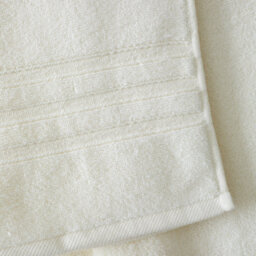 Catherine Lansfield Zero Twist Cream 6Pc Towel Bale 100% Cotton Bath, Hand And Face Towels - thumbnail 2