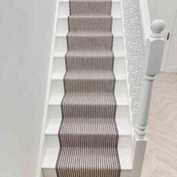 Pinstripe Stair Runner - Reversible, Durable & Hardwearing Carpet For Stairs & Staircases, Multiple Lengths - thumbnail 3