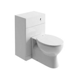 Plum&clay Denver Gloss White Back To Wall Toilet Wc Unit