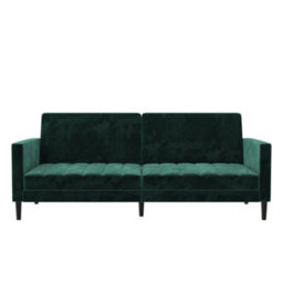 Dorel Liam Sofa Bed In Velvet Green 840X810X2010 mm - thumbnail 5