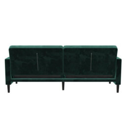 Dorel Liam Sofa Bed In Velvet Green 840X810X2010 mm - thumbnail 6