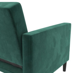 Dorel Liam Sofa Bed In Velvet Green 840X810X2010 mm - thumbnail 3