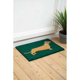 Orsina Sausage Dog Printed Coir Doormat - thumbnail 2