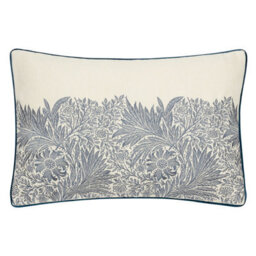 Morris & Co Cray Printed Feather Rich Cushion - thumbnail 1