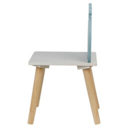 Urbn-Living Urbnliving Children Kids Wooden Chair Small Stool Whale Animal Character Playroom, Set Of 2 - thumbnail 5