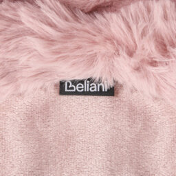 Beliani Blanket Salka Faux Fur 200 X 220 Cm Pastel Pink - thumbnail 6