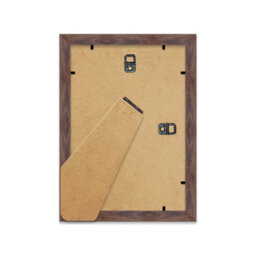 "6X4"" Walnut Frame With Mount For 4X3"" Pictures 20mm Thin Edge Portrait And Landscape Display With Wall Hooks And Kickstand" - thumbnail 3