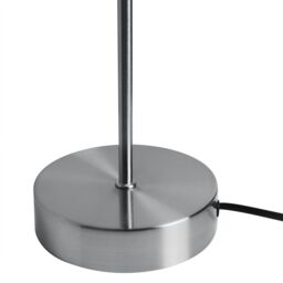 GoodHome Kluan Conical Brushed Satin White Nickel Effect Table Light - thumbnail 6