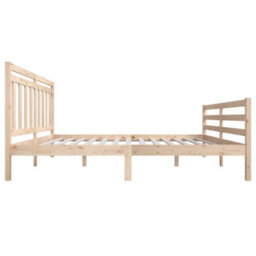 Berkfield Bed Frame Solid Wood 160X200 Cm - thumbnail 5