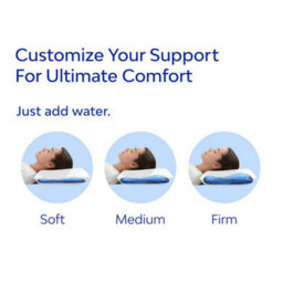 Mediflow Elite Fibre Pillow Pair Hypoallergenic, 300Tc Cotton Cover, Waterbase™ Neck Support - thumbnail 4