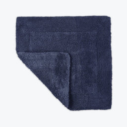 Allure Bath Fashions Elegance Reversible Heavyweight Shower Mat - Navy - thumbnail 1