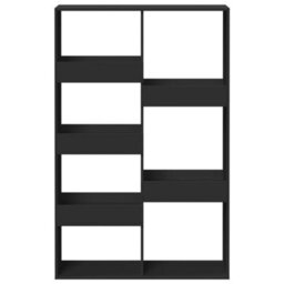 Berkfield Room Divider Black 100X33X155.5 Cm Engineered Wood - thumbnail 4
