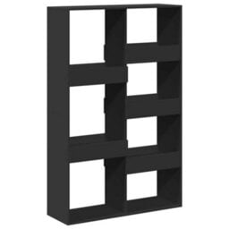 Berkfield Room Divider Black 100X33X155.5 Cm Engineered Wood - thumbnail 6