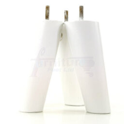 L&F Wood Legs White 160mm High Set Of 4 Angled Replacement Furniture Feet Settee Chairs Sofas Footstools M8 - thumbnail 4