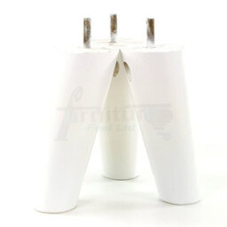 L&F Wood Legs White 160mm High Set Of 4 Angled Replacement Furniture Feet Settee Chairs Sofas Footstools M8 - thumbnail 5