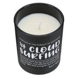 Living And Home Black Glass Cup Soy Wax American Coffee Scented Candle With Wooden Lid, 22-Hour Burn - thumbnail 2