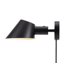 Nordlux Stay Aluminium Wall Light  Black,plug In Or Mains - thumbnail 3