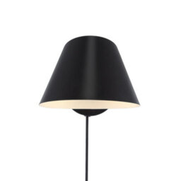Nordlux Stay Aluminium Wall Light  Black,plug In Or Mains - thumbnail 2