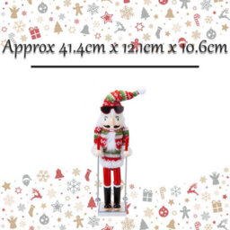 Nutcracker Skier Wooden Christmas Decoration X 1 41. 4X12. 1X10. 6Cm - thumbnail 2