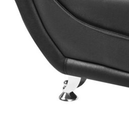 Beliani Sofa 2 Seater Leira Faux Leather Black - thumbnail 8