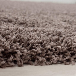 UETIAN Luxurious Shaggy Rugs Soft Extra Thick Area Rugs Heavy 5Cm Dense Pile For Living Room Bedroom Hallway (Taupe, 80 X 150Cm) - thumbnail 3