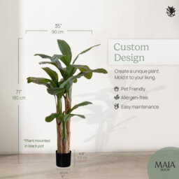 Artificial Plant Banana Tree, Maia Shop For Home And Office Decoration, 180Cm - thumbnail 5