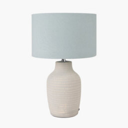 Pacific Lifestyle Duck Eggtextured Tall Ceramic Table Lamp - thumbnail 3