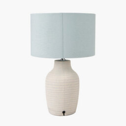 Pacific Lifestyle Duck Eggtextured Tall Ceramic Table Lamp - thumbnail 4