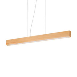 Ideal Lux Luminosa Craft Integrated Led Pendant Ceiling Light Wood, 3000K, Non-Dim - thumbnail 1