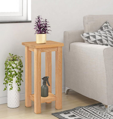 Hallowood Furniture Waverly Oak Tall Side Table - image 1