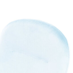 Beliani Desk Chair Priddy Velvet Light Blue - thumbnail 8
