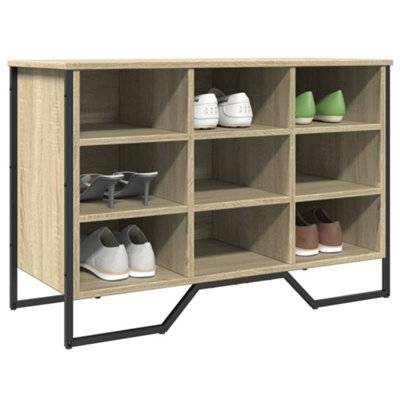 Berkfield Shoe Cabinet Sonoma Oak 90X38X61.5 Cm Engineered Wood - image 1