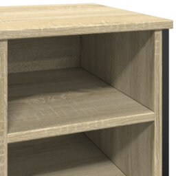 Berkfield Shoe Cabinet Sonoma Oak 90X38X61.5 Cm Engineered Wood - thumbnail 7