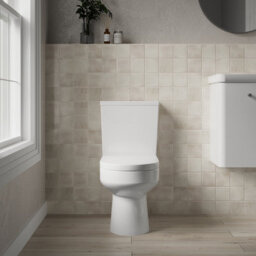 Balterley Semi-Flush To Wall Pan & Cistern  - 800mm X 397mm X 625mm - thumbnail 2